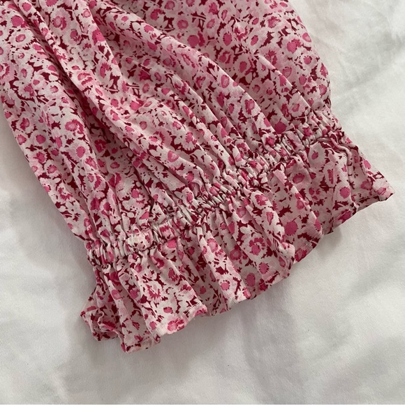 LoveShackFancy Erica Floral Ruffle Top - Picture 11 of 14